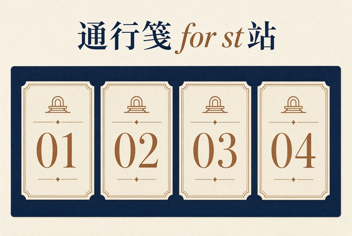 通行笺视觉